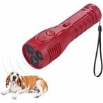 Répulsif ultrasonique portable pour chien avec bouchon anti-aboiement LED, rechargeable et totalement sûr et inoffensif pour les chiens.