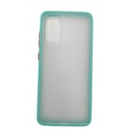 Samsung Galaxy S20 Case, Semitransparent Protective Colored Buttons (Sky Blue)