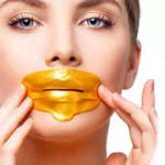 Anti Ageing Wrinkle Gel Lip Mask - Plump & Hydrate Lips Collagen 24k Gold Face
