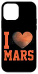 iPhone 12 mini Planet Martian I Love Mars Heart Case