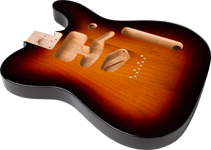 Fender Deluxe Series Telecaster SSH Alder Body Modern Bridge Mount, 3-Color Sunburst