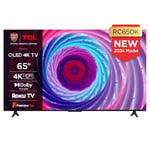 TCL 65RC650K 65-inch QLED Pro Television, 4K Ultra HD, Roku TV (Smart TV with Dolby Vision & Audio, HDR 10+, compatible with Google assistant & Alexa)