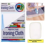 Ironing Cloth Mesh Press Clothes Heat-Resistant Protector Cover Mat 50 X 40cm