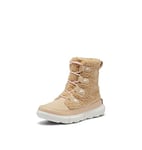 Sorel SOREL EXPLORER II JOAN WATERPROOF Women's Casual Winter Boots, Brown (Nova Sand x Sea Salt), 4 UK