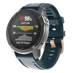 Garmin Fenix ​​7S / 6S Pro / 5S Plus Klockarmband i silikon, 20 mm - Blå