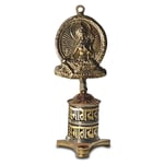 Green Tara Prayer Wheel Desktop Model