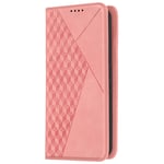 Case for Google Pixel 8 Pro Wallet Flip Video Support Collection Geo Rose Gold