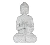 Statue buste H. 28 cm BOUDDHA Gris