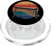 Marimba Retro Vintage Instrument Music Gifts Marimba Players PopSockets PopGrip for MagSafe