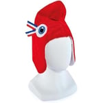 Doudou et Compagnie - Bonnet Phryge Mascotte Officielle des Jeux Olympiques et Paralympiques De Paris 2024 - Rouge - Bonnet Taille S - Dès la naissance - Pour Bébé - Fabriqué en France - JO2430