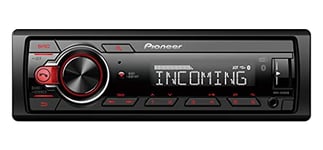 Pioneer MVH-330DAB-AN, 1DIN Car Radio with RDS and DAB+, USB, AUX Input, Bluetooth, Low Installation Depth with DAB Antenna