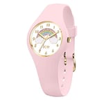 ICE-WATCH - Ice Fantasia Rainbow Pink - Montre Rose pour Fille avec Bracelet en Silicone - 018424 (Extra Small)