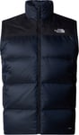 The North Face Men's Diablo Down 2.0 Gilet Shady Blue Black Heather/TNF Black, XXL