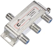 Elettronica Cusano 6333 - Splitter Satellite 3 Voies, partiteur antenne TV d'intérieur avec connecteur F, répartiteur Satellite, répartiteur d'antenne TV, partiteur TV Sat, répartiteur à 3 Sorties