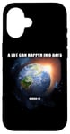 Coque pour iPhone 16 A lot can happen in 6 days : Genesis 1-2 Creation Bible Verse