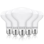 Aigostar Réflecteur Ampoule LED E27 12W Blanc Chaud 3000K, 1170Lm, R80 LED Ampoules, Non dimmable, Angle de Faisceau de 170 Degrés,5 unités (1 boîte)