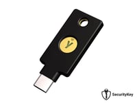 Yubico Security Key NFC U2F FIDO2 (USB-C) - säkerhetsnyckel - Svart