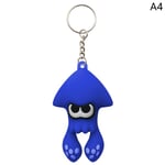 Anime Game Splatoon 3 Pendel Nyckelring Bil Nyckelring Telefon Orna blue