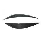 TPHJRM Carbon Fiber Headlight Eyebrows Eyelids Trim Cover Accessories，for Mercedes-Benz W204 C180 C200 C300 C350 C63 AMG 08-11