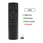 G20bts Plus Air Mouse Voice Kaukosäädin Langaton Smart Gyroskooppi Ir Oppivat taustavalaistu painikkeet Android TV Boxille - Kaukosäädin