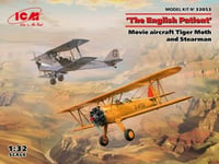 ICM 32053 1:32th scale The English Patient Movie aircraft Tiger Moth & Stearman