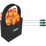 Wera Kraftform 2go 100 VDE 1000v Screwdriver Set in Tool Quiver, PH/PZ/TX/SL, 12pc, 05004310001 & 335/350/355/3 Kraftform Plus Extra-Long Screwdriver Set, PH/PZ/SL, 3pc, 05347735002