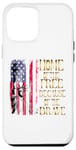 Coque pour iPhone 12 Pro Max T-shirt design Home Of The Free Because Of The Brave