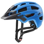 uvex Finale 2.0 - Secure Mountain Bike Helmet for Men & Women - Individual Fit - Upgradeable with an LED Light - Teal Blue Matt - 56-61 cm