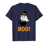 Halloween Ghost Boo! with Magic Cauldron - Magic Potion Boo! T-Shirt