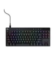 Logitech G PRO X TKL LIGHTSPEED - Logitech Magnetic Analog - Linear - Gamingtastatur - Uten numpad - Amerikansk Engelsk - Svart