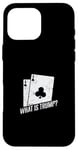 Coque pour iPhone 16 Pro Max Qu'est-ce que Trump The Art of Euchre