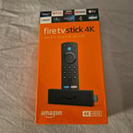 Amazon Fire TV Stick 4K Media Streamer with Alexa Voice Remote- Black NEW IN BOX