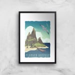 Sea Of Thieves Plunder Outpost Giclee Art Print - A2 - Black Frame