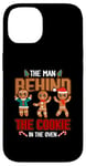 iPhone 14 Christmas a Man Behind The Cookie In The Oven Dad To Be Case