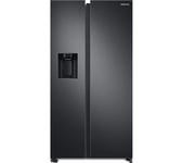 SAMSUNG Series 8 SpaceMax RS68CG853EB1EU American-Style Smart Fridge Freezer - Black, Black