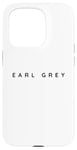 iPhone 15 Pro Earl Grey Tea Lovers / Herbal Tea Shop / Modern Font Design Case