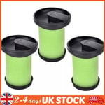 3x Washable Filter for GTECH Multi MK2 K9 ATF006 ATF036 Cordless Handheld Vacuum