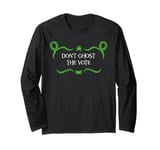 Funny Halloween Don't Ghost the Vote USA Election Long Sleeve T-Shirt