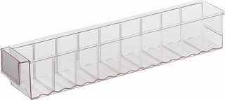 Systembox 6, (DxBxH) 500x91x81, transparent