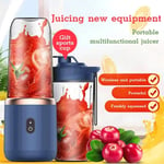 Portable Electric Fruit Juice Blender 400ml USB Rechargeable Mini Juicer Cup