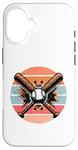 Coque pour iPhone 16 Battes de baseball balle sport action excitation esprit jeu