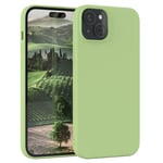 Phone Case for Apple iPhone 15 Plus Silicone Cover Protective Green