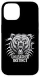 iPhone 14 Brutal Unleashed Instinct Fierce Mindset Apparel Case