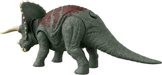 Jurassic World Dominion Roar Strikers Triceratops  Figure With Sound