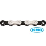 KMC  10 Speed Chain 116 Links inc Snap link Silver/Black