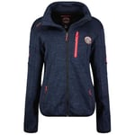 Geographical Norway Trincesse Lady Polaire Chaude Femme Chaude Fermeture Zip - Veste Automne Hiver Printemps Chaud Femmes - Longues Manches Pull Fourrure Doux Confort Outdoor (Marine XL)