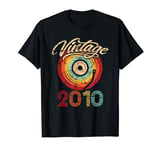 Birthday Vinyl Vintage 2010 Retro Record LP T-Shirt