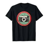 Vintage Photographer Soviet Camera Analog Retro Film Russia T-Shirt