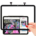 Vitre Tactile iPad A2696 Noir Ecran 2022 Assemblé Professionnel Adhésif Prémonté