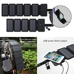 9W With USB Port Emergency Survival Solar Panel Charger Mobile Power Bank